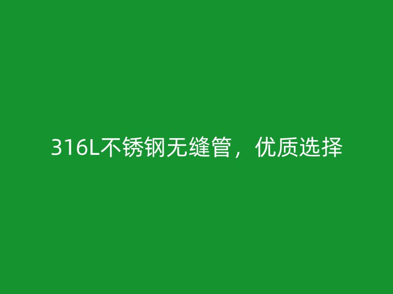 316L荣耀官方官网入口无缝管，优质选择