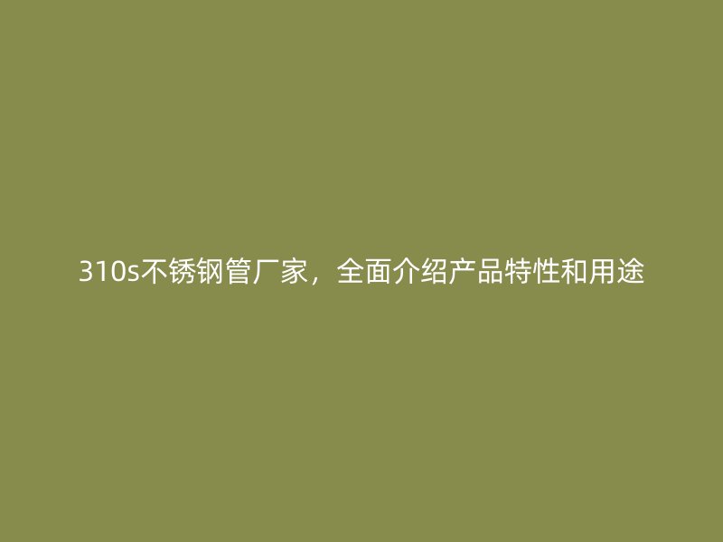 310s荣耀官方官网入口管厂家，全面介绍产品特性和用途