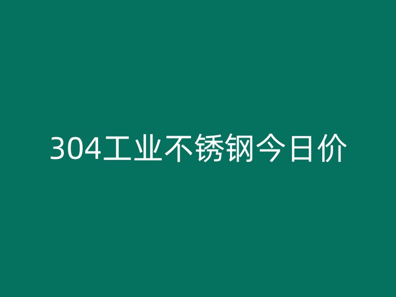 304工业荣耀官方官网入口今日价