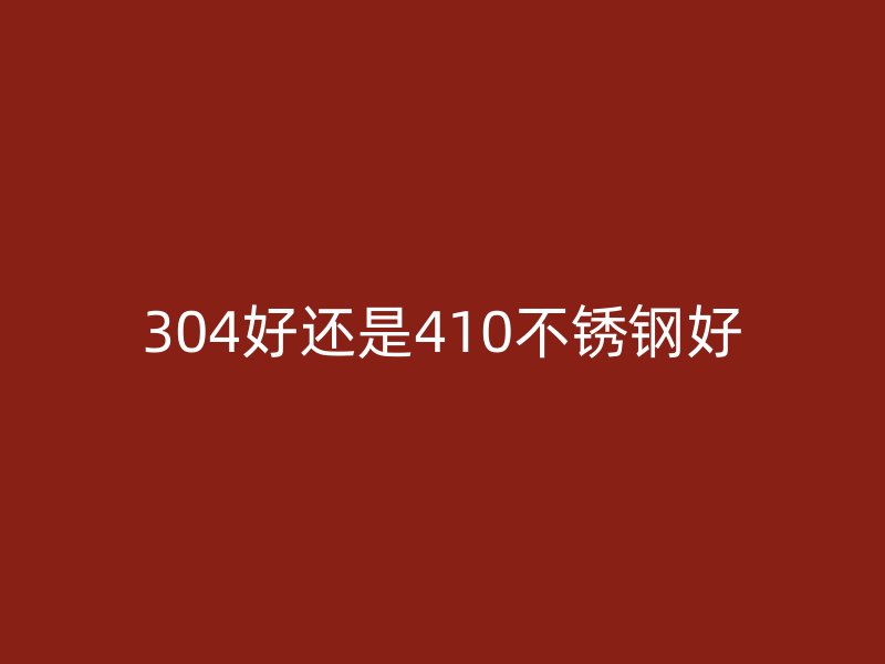 304好还是410荣耀官方官网入口好