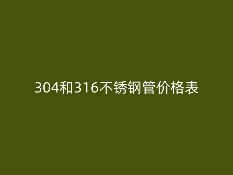 304和316荣耀官方官网入口管价格表