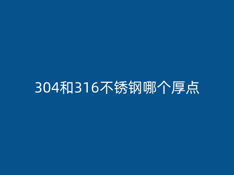 304和316荣耀官方官网入口哪个厚点