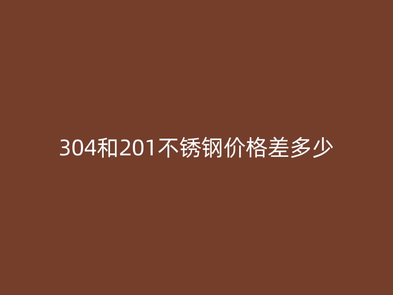304和201荣耀官方官网入口价格差多少