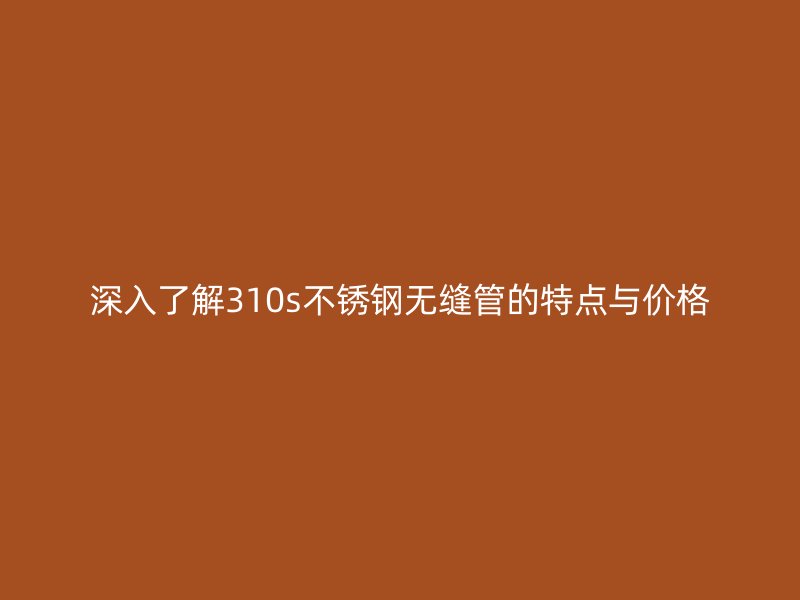深入了解310s荣耀官方官网入口无缝管的特点与价格